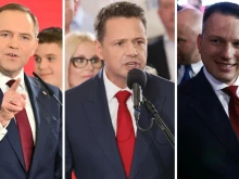 Президентски избори в Полша: Кметът на Варшава Тшасковски води на първия тур, кандидатът на "Право и справедливост Навроцки" също се класира за втория тур