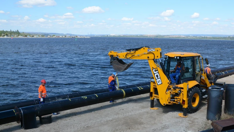 Поредна авария на тръбопровода за отпадъчни води, минаващ под Варненското езеро
