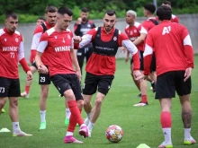 Играчите на ЦСКА с възстановителна тренировка след загубата от Лудогорец
