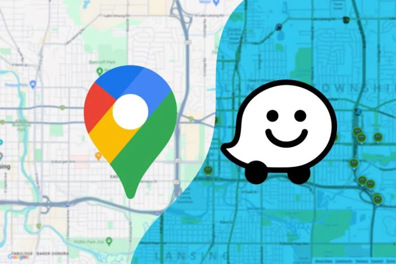 ������� ������� �� ����������� �� ���-����������� ������� �� Waze �Google Maps