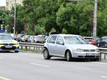 Катастрофа на бул. "Цариградско шосе" в София, има пострадал, тапата е огромна