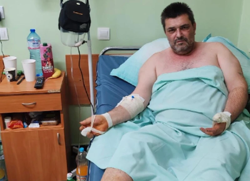 Зов за помощ: Тежко болен самотен баща с ампутиран крак има нужда спешно от средства
