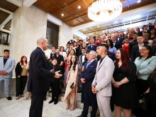 Президентът Румен Радев се срещна с абитуриенти