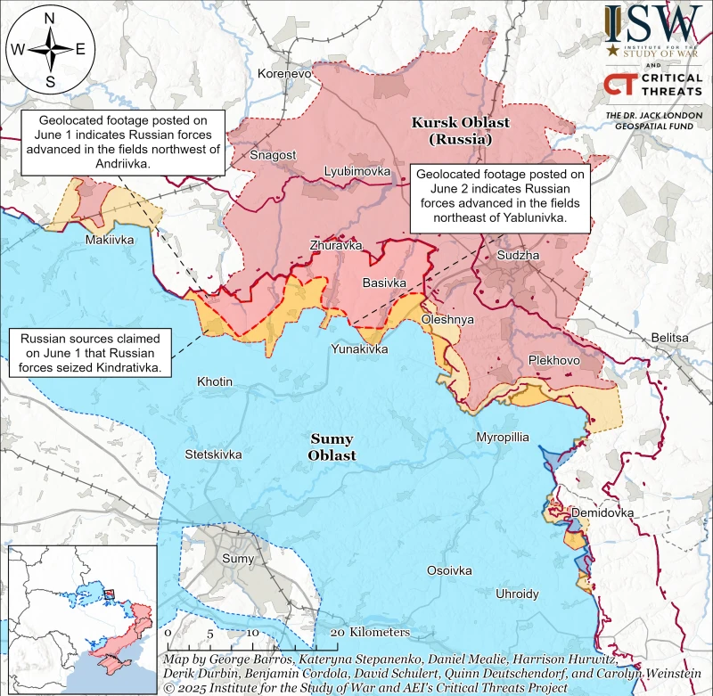 ISW: Руснаците приближават Суми, но няма да успеят да превземат града