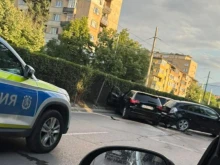 Верижна катастрофа и затруднено движение на бул. "Ситняково" в София