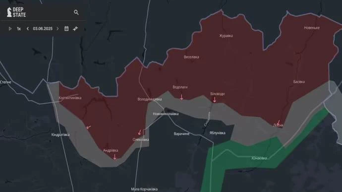 DeepState: Русия превзе още две селища в Сумска област, боевете там продължават
