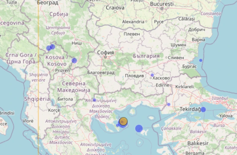 Силното земетресение в Гърция е било усетено и в Пловдив