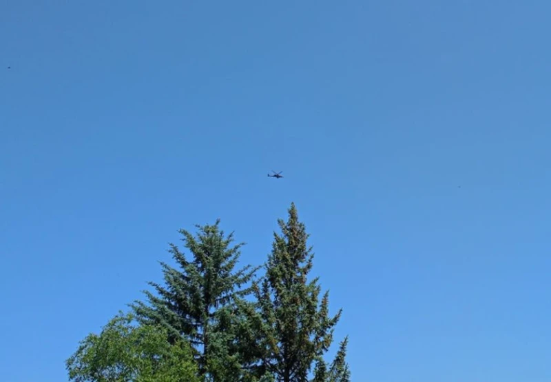 Американски военни хеликоптери прелетяха над два софийски квартала