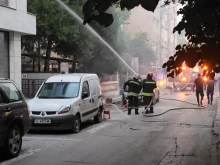 Благоевградските пожарникари успяха да овладеят големия пожар в емблематично заведение