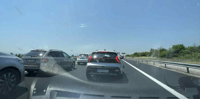 Километрично задръстване от Пловдив към София