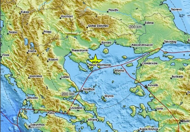Земетресение от 4.2 по Рихтер в Гърция