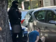 Зрелищни кадри от ареста на украинците в Пловдив