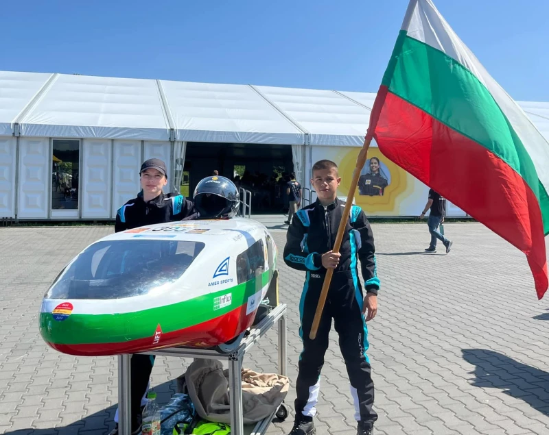 Гордост: Български ученици изработиха електромобил и спечелиха бронз на европейско състезание