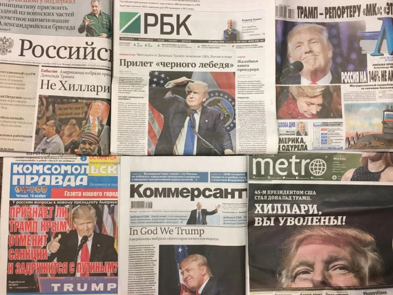 Руската преса заклейми Доналд Тръмп като "президент на войната"