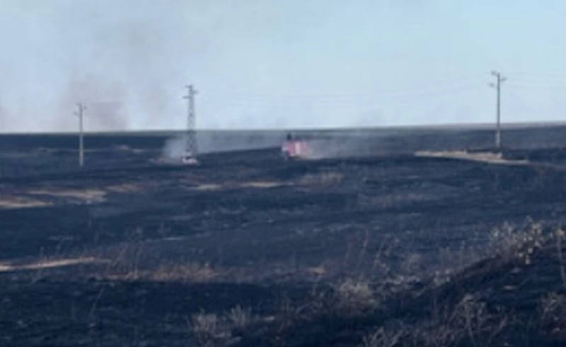 Пожар гори на 10 километра от българо-турската граница
