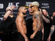 Оливейра и Топурия се справиха с кантара преди UFC 317