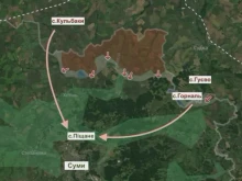 УП: Руска артилерия нанася удар на километър от Суми