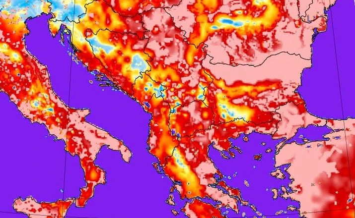 Meteo Balkans: Европа пожълтя, замислете се