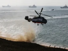 Хеликоптер се разби в Балтийско море, но всички оживяха