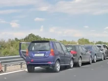 6 верижни катастрофи една до друга на "Тракия", движението спря!