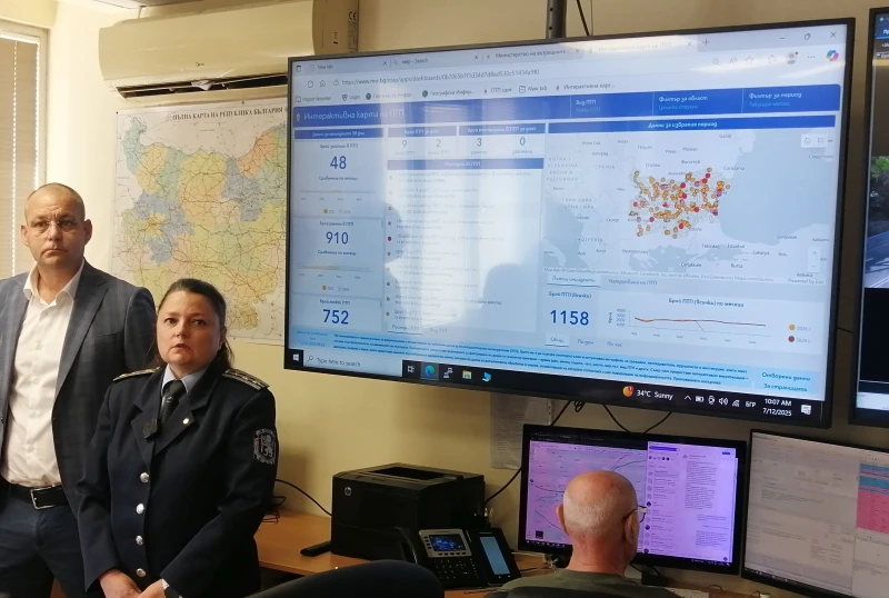 Новата интерактивна карта на МВР показа жестоката реалност
