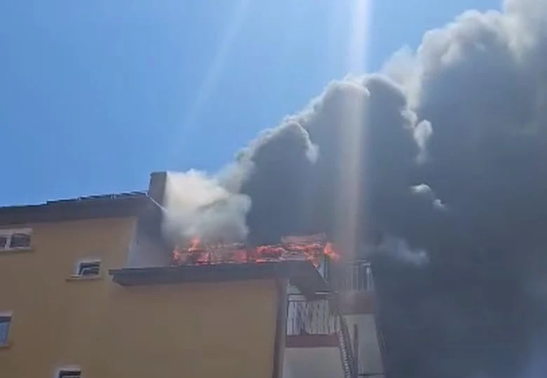Голям пожар избухна в Приморско