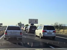 Катастрофа на "Тракия", образува се километрична тапа