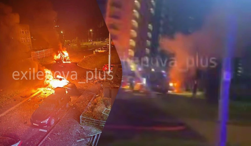 Украйна атакува Москва и Московска област с БпЛА: Пожари избухнаха в града, летища бяха затворени