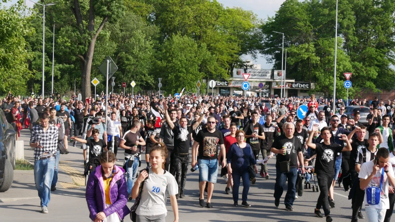 Временно ограничават движението заради протест на фенове на Локо Пловдив