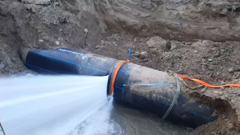 Авария в чисто новия водопровод на Шумен