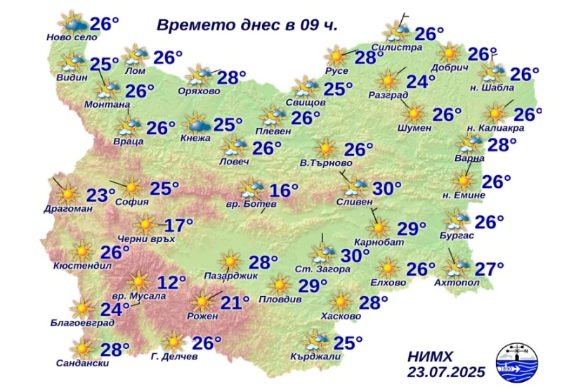 Истинска фурна още от сутринта