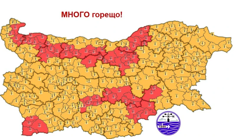 Много опасни горещини: Червен код в 13 области утре!