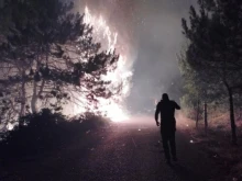 Евакуираха петима души от вилна зона край Илинденци заради пожара