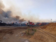30 дка е площта на пожара край ТЕЦ – "Бобов дол"