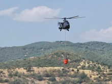 Над 12 000 декара е засегнатата от пожара над Илинденци площ