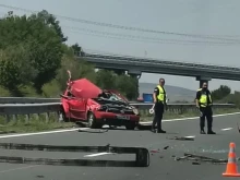 Жесток сблъсък на наша магистрала!