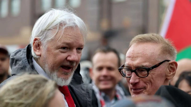 Основателят на WikiLeaks се присъединява към пропалестински протести в Австралия