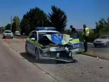 Челен сблъсък с патрулка