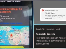 Потребителите на Android са получили предупреждението на Google, 30 секунди преди земетресението в Турция