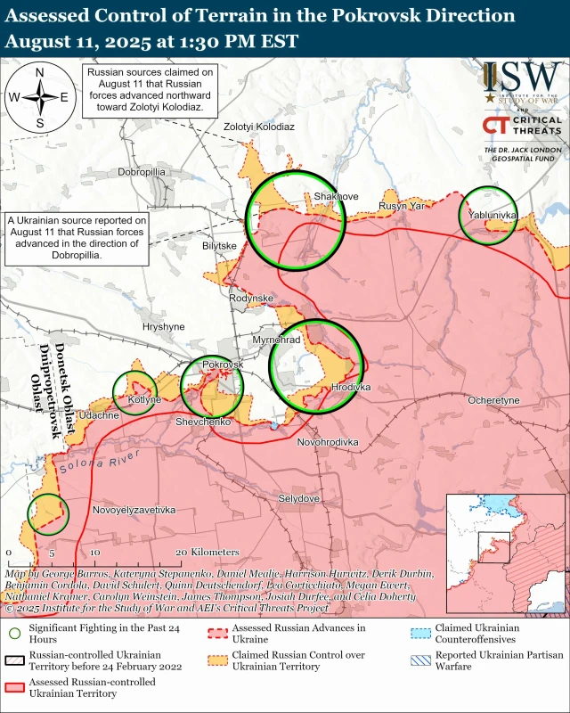 ISW: Следващите дни ще бъдат решаващи - Какво заплашва руския пробив към град Добропиле и какво се случва на Покровското направление