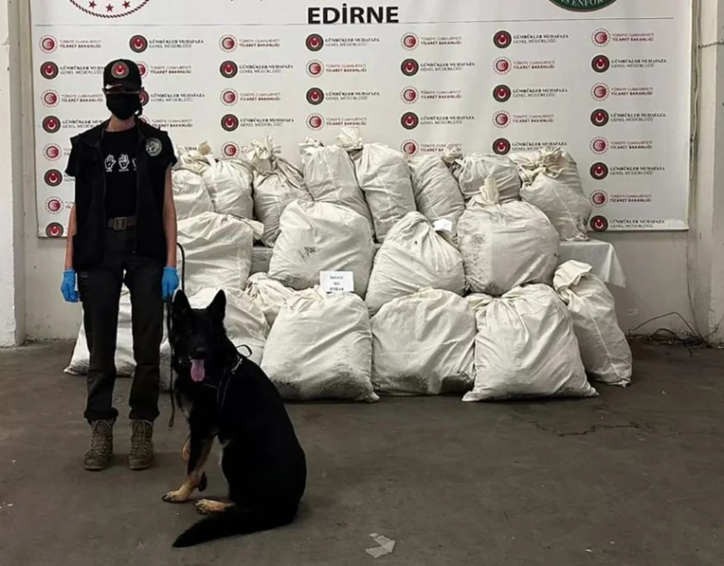 Заловиха близо 245 кг канабис на българо-турската граница, двама са арестувани