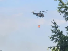 Огненият ад в Стара Загора: Пожарът е под контрол, хеликоптер е на място