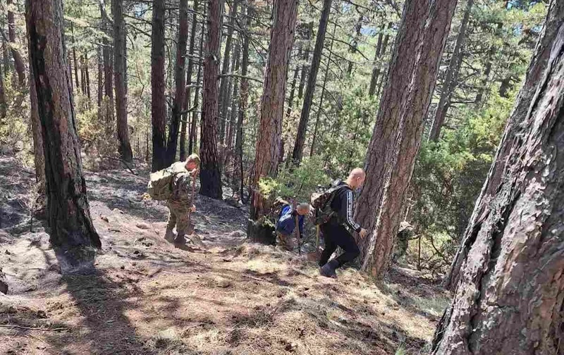 Двадесет военнослужещи участват в гасенето на пожара в Пирин