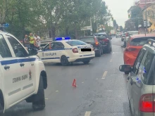 Верижна катастрофа в София, четири автомобила се удариха на голям булевард