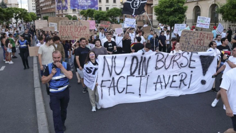 Румънските студенти протестират, държавата не ги подкрепя финансово