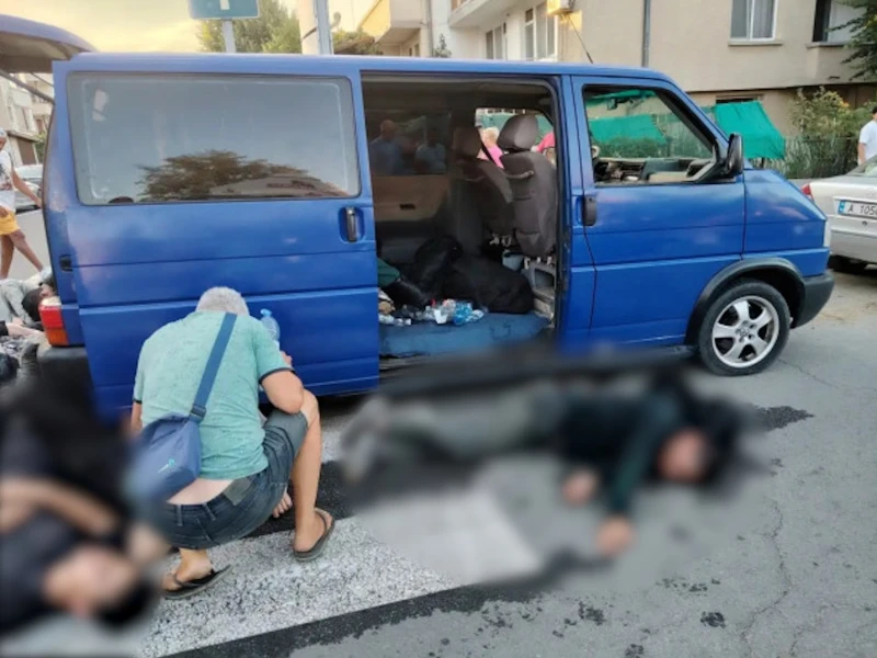 Очевидец за екшъна с мигранти в Лозенец: Полицаите отвориха багажника и хората паднаха на земята, всички бяха в безсъзнание