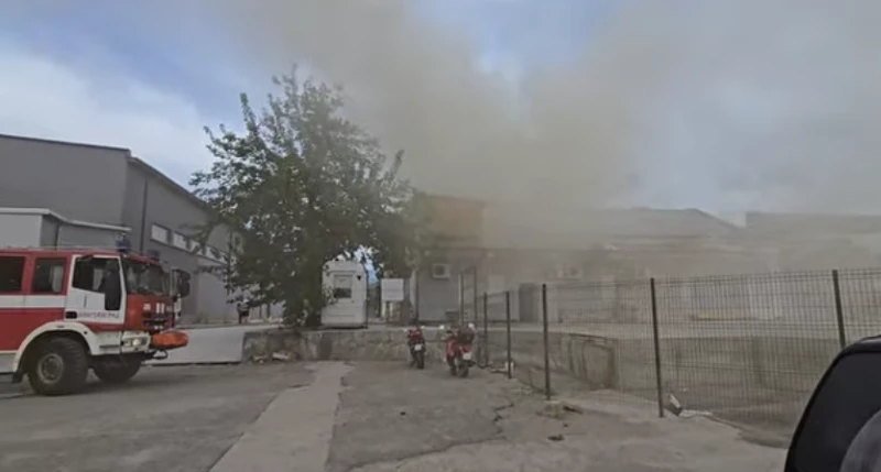 Гори производствено хале на компания за производство на протези в Благоевград