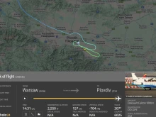 Flightradar24: GPS сигналът на самолета на Фон дер Лайен е бил добър