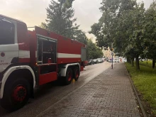 Запали се аспирация на хотел в Арбанаси, три екипа гасят пожара