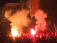 Нови Сад гори: Блокадите подпалиха Философския факултет в града